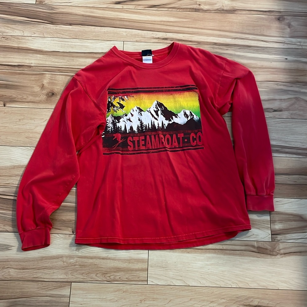 Vintage graphic long-sleeve tee